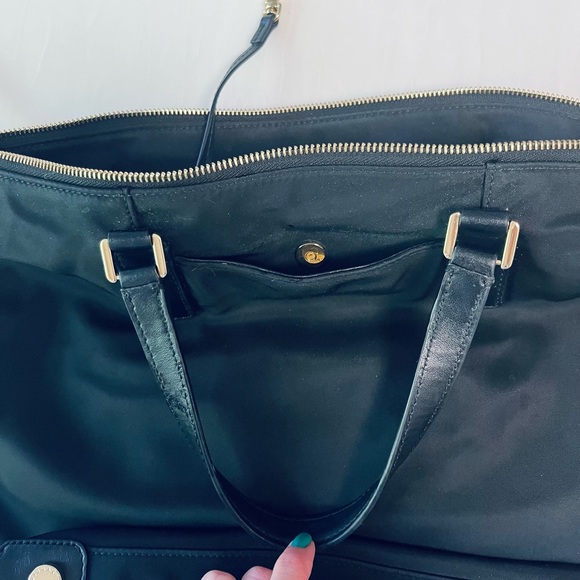 MICHAEL Michael Kors Bags Michael Kors Black Nylon Tote Crossbody